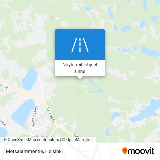 Metsälammentie kartta