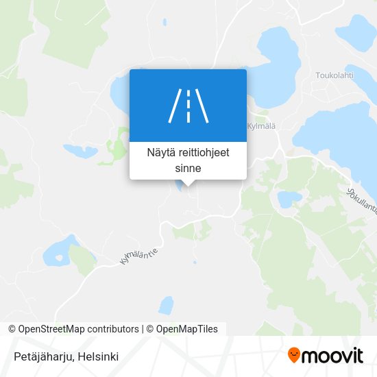 Petäjäharju kartta
