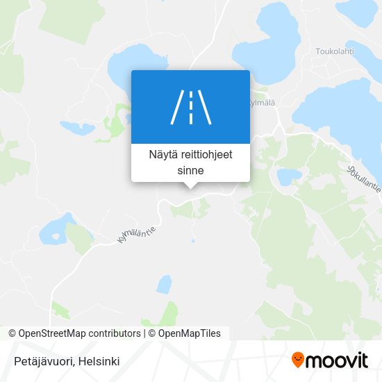 Petäjävuori kartta