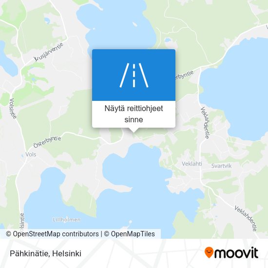 Pähkinätie kartta