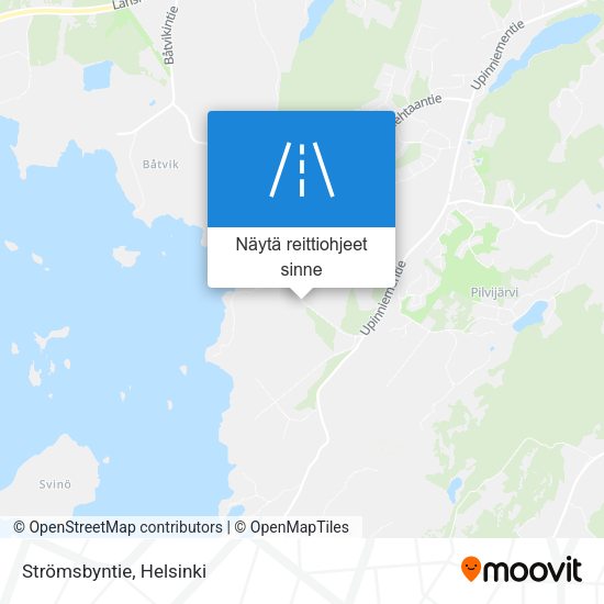 Strömsbyntie kartta