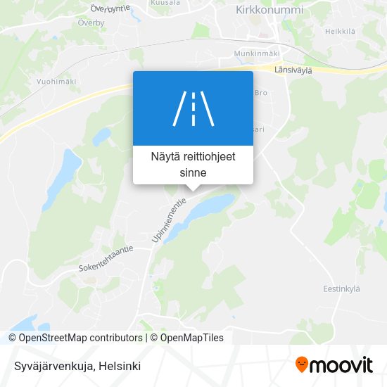 Syväjärvenkuja kartta