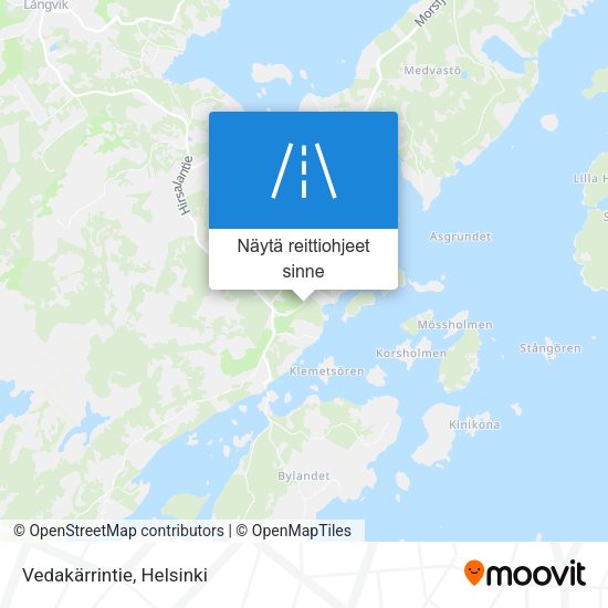 Vedakärrintie kartta