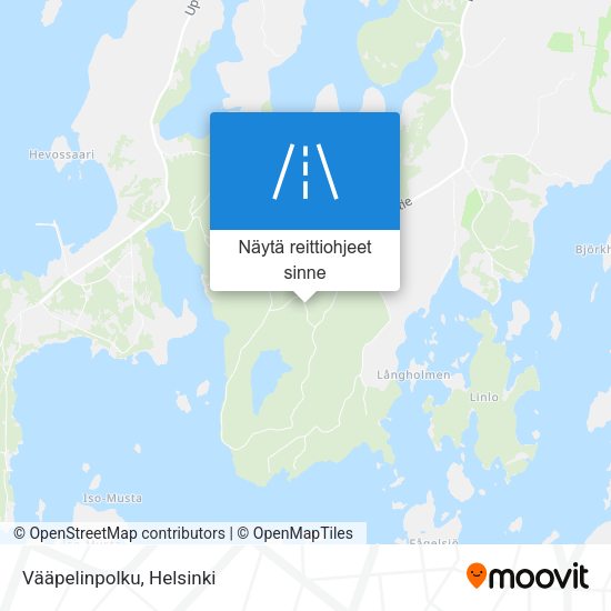 Vääpelinpolku kartta