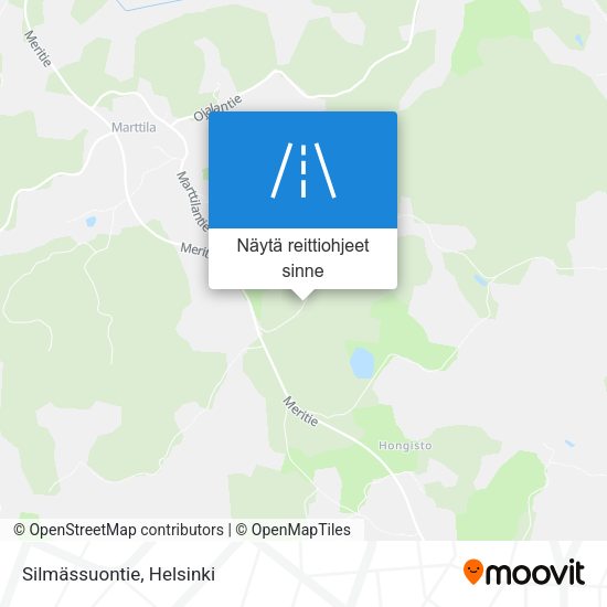 Silmässuontie kartta