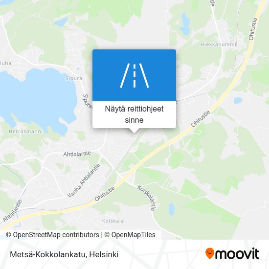 Metsä-Kokkolankatu kartta