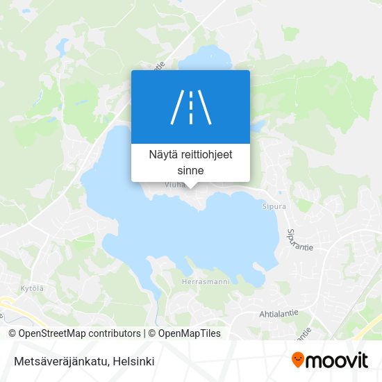 Metsäveräjänkatu kartta