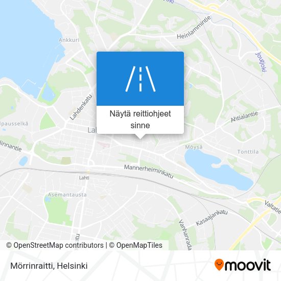 Mörrinraitti kartta