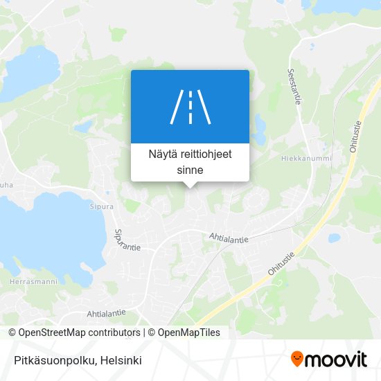 Pitkäsuonpolku kartta