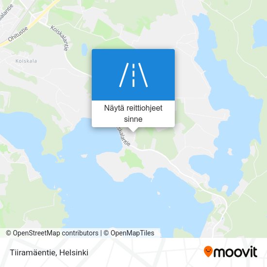 Tiiramäentie kartta