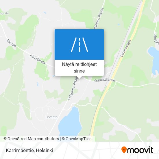 Kärrimäentie kartta