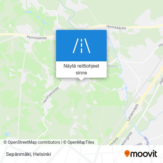 Sepänmäki kartta