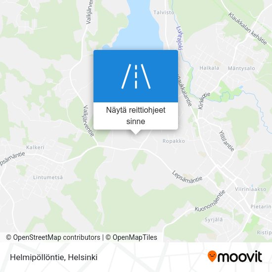 Helmipöllöntie kartta