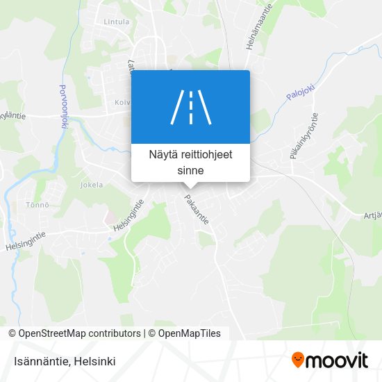 Isännäntie kartta