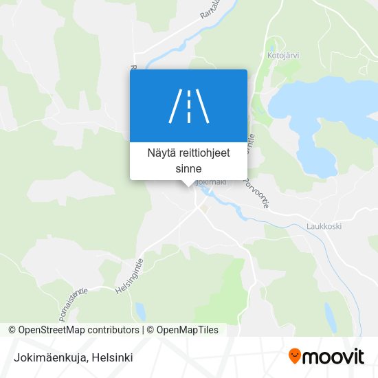 Jokimäenkuja kartta