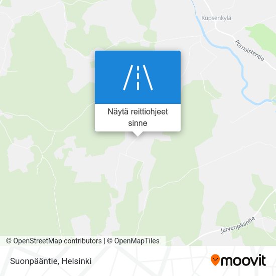 Suonpääntie kartta
