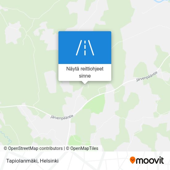 Tapiolanmäki kartta