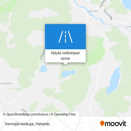 Vermijärvenkuja kartta