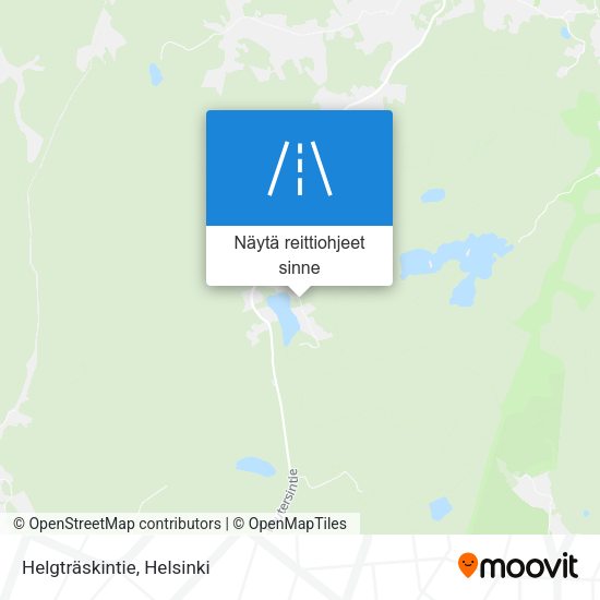 Helgträskintie kartta