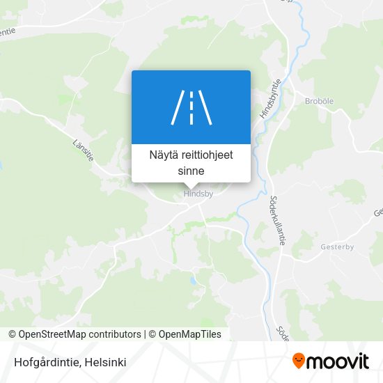 Hofgårdintie kartta