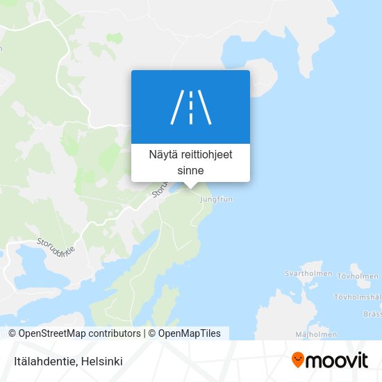 Itälahdentie kartta