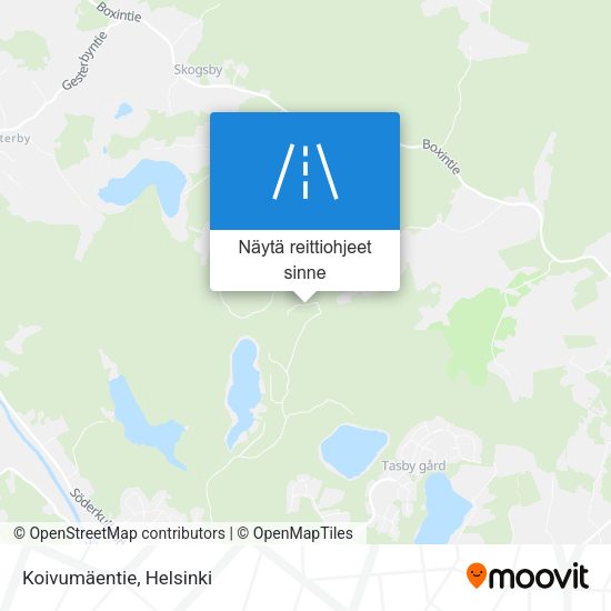 Koivumäentie kartta