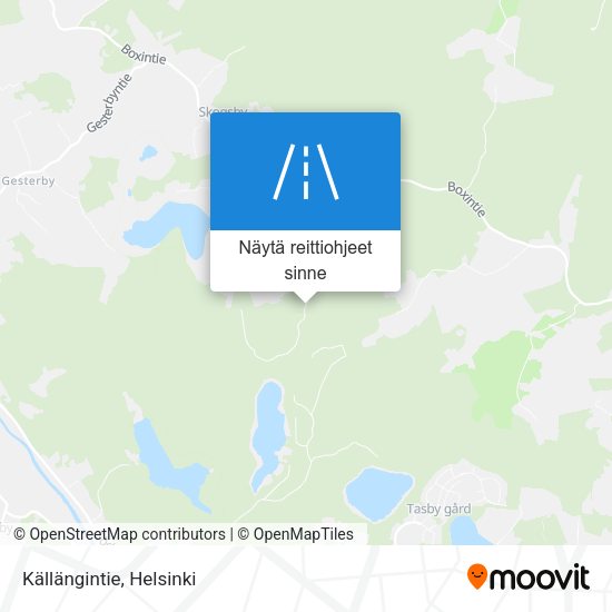 Källängintie kartta
