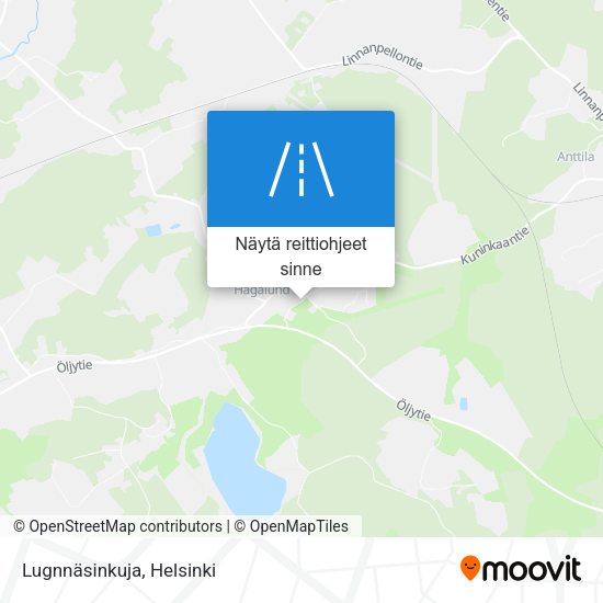 Lugnnäsinkuja kartta