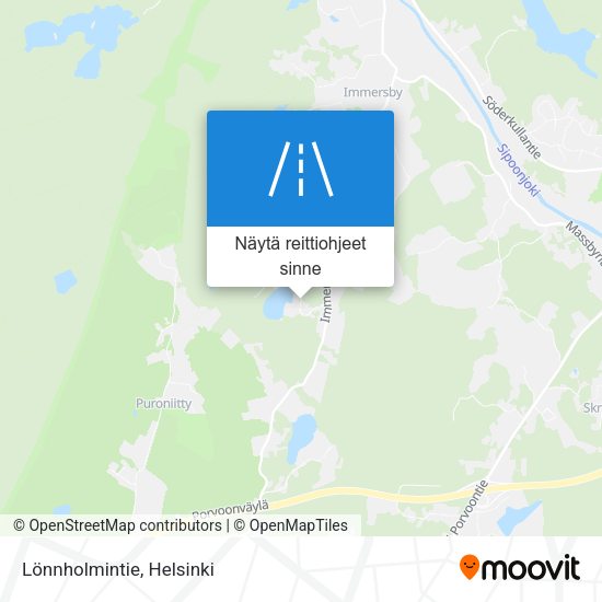 Lönnholmintie kartta