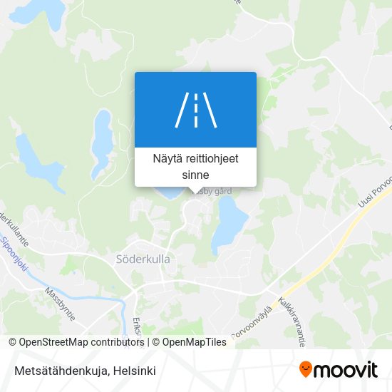 Metsätähdenkuja kartta