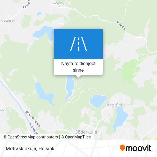 Möträskinkuja kartta
