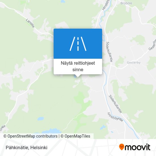 Pähkinätie kartta