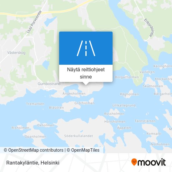 Rantakyläntie kartta