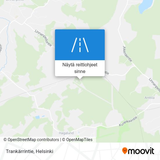 Trankärrintie kartta