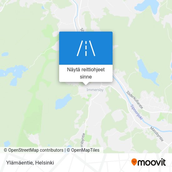 Ylämäentie kartta