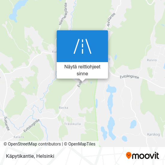 Käpytikantie kartta