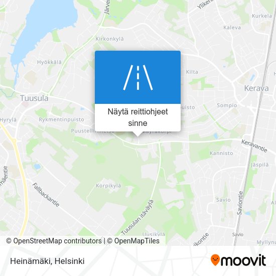 Heinämäki kartta