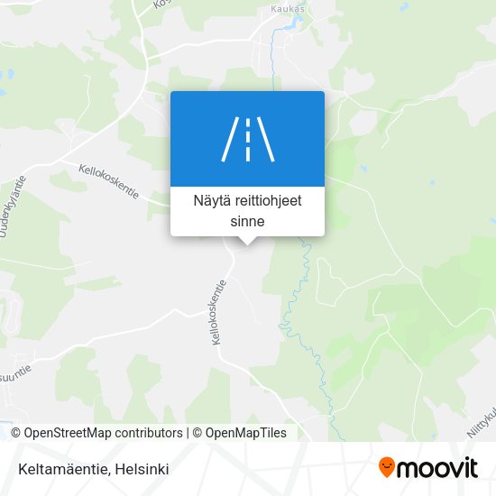 Keltamäentie kartta