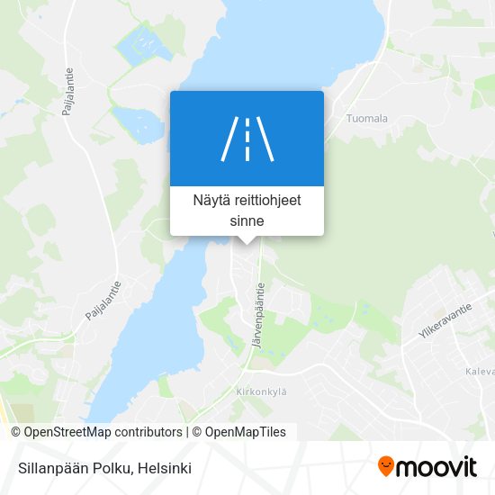 Sillanpään Polku kartta