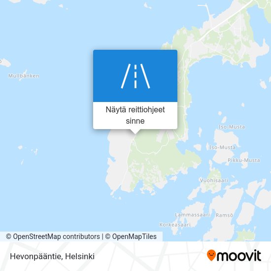 Hevonpääntie kartta