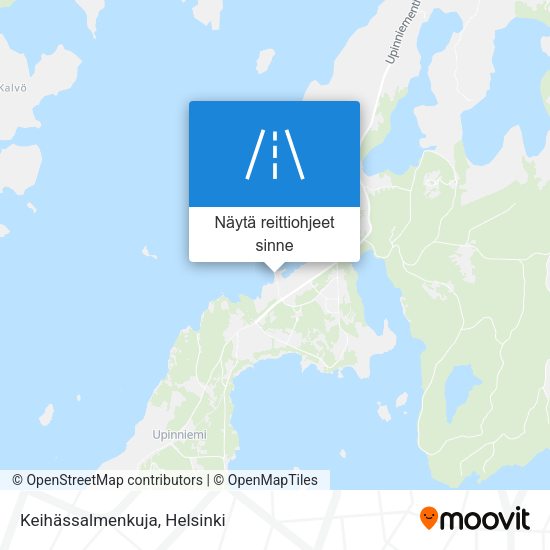 Keihässalmenkuja kartta