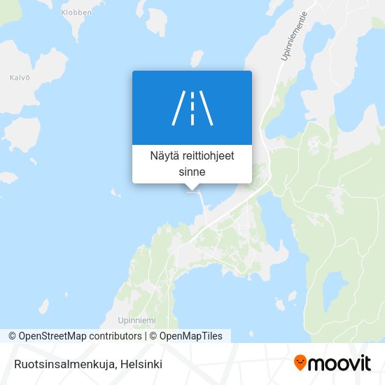 Ruotsinsalmenkuja kartta