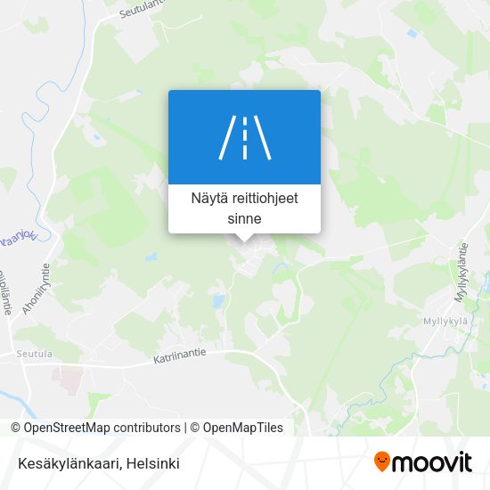 Kesäkylänkaari kartta