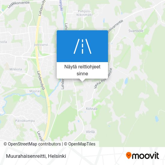 Muurahaisenreitti kartta