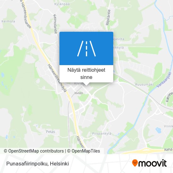 Punasafiirinpolku kartta