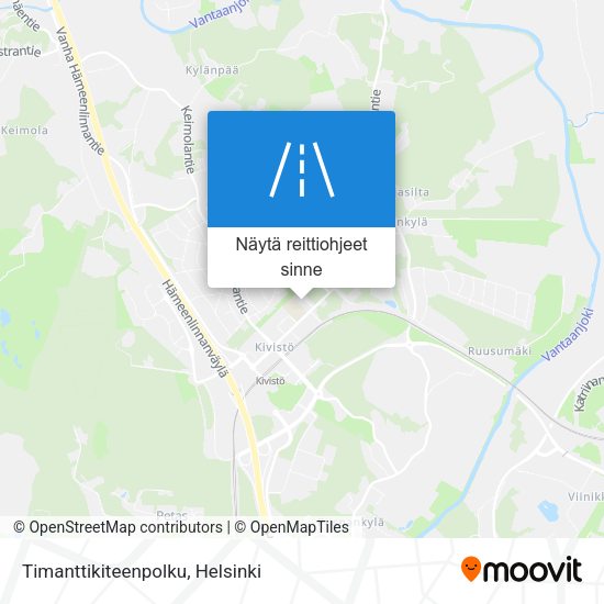 Timanttikiteenpolku kartta