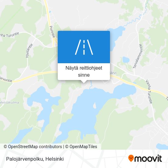 Palojärvenpolku kartta
