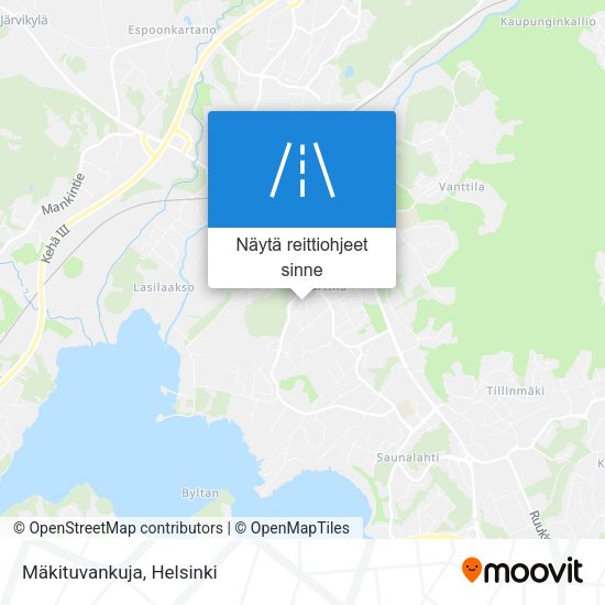 Mäkituvankuja kartta