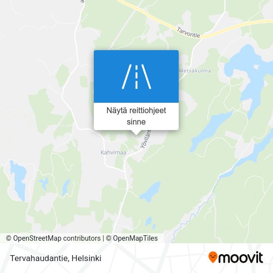 Tervahaudantie kartta