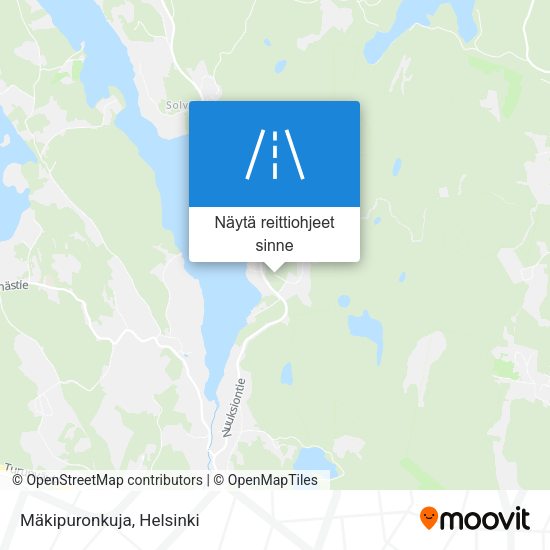 Mäkipuronkuja kartta